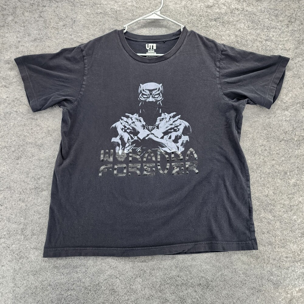 Wakanda Forever Shirt Mens Large Black Panther UT UNI QLO Marvel